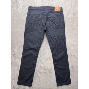 Levis 511 Jeans Mens Measured 38x31 Dark Wash Blue Slim Taper Stretch Denim